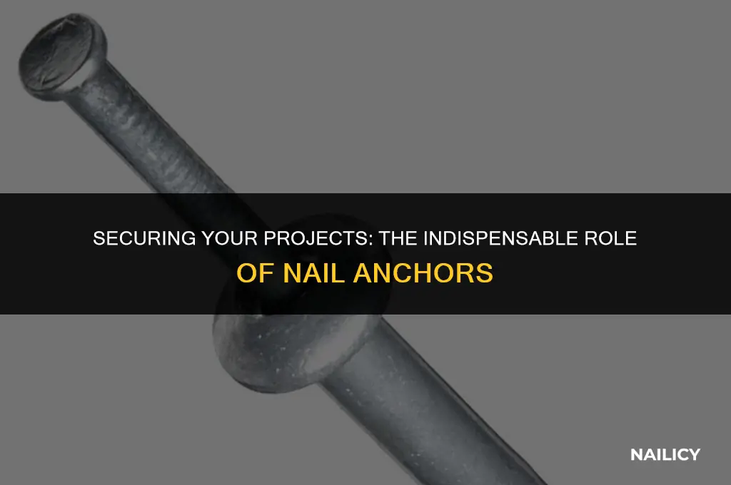 how important is to use a nail anchor