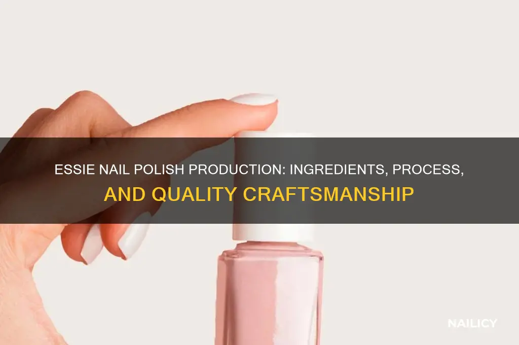 how is essie nail polish made