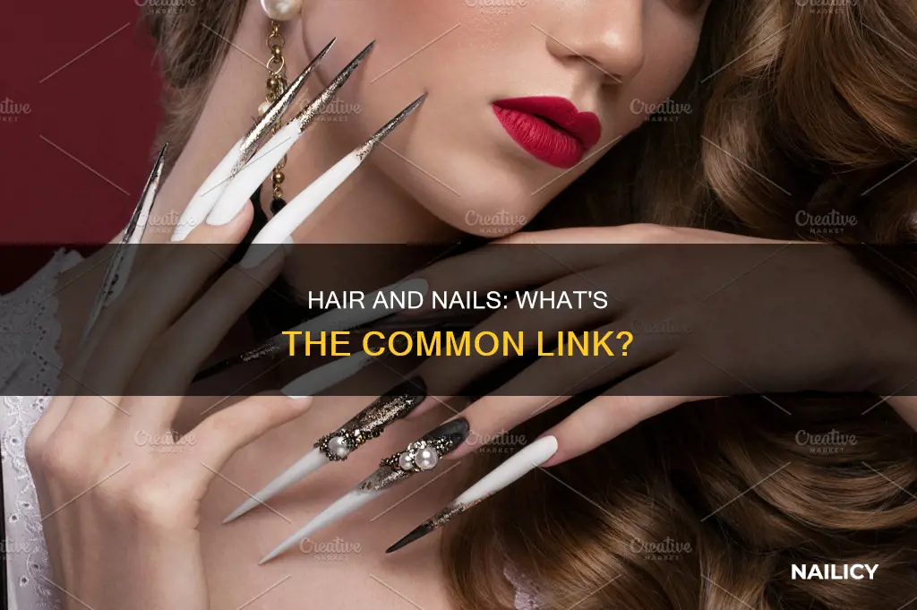 how is hair and finger nails related