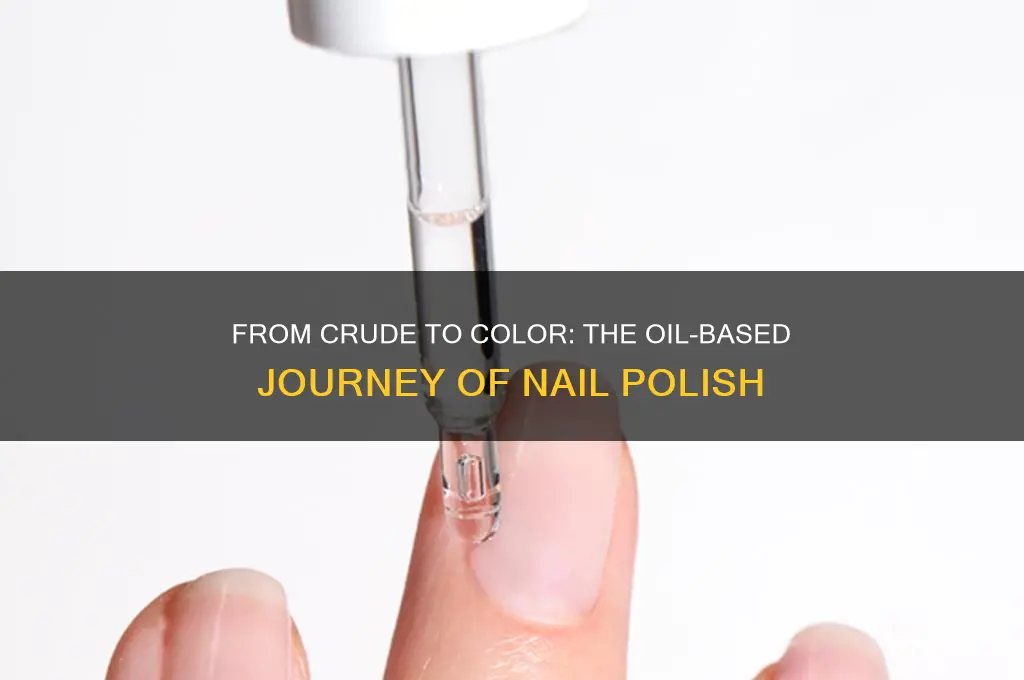 how is nail polish made from oil
