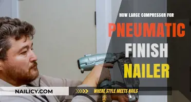 Choosing the Right Compressor Size for Your Pneumatic Finish Nailer