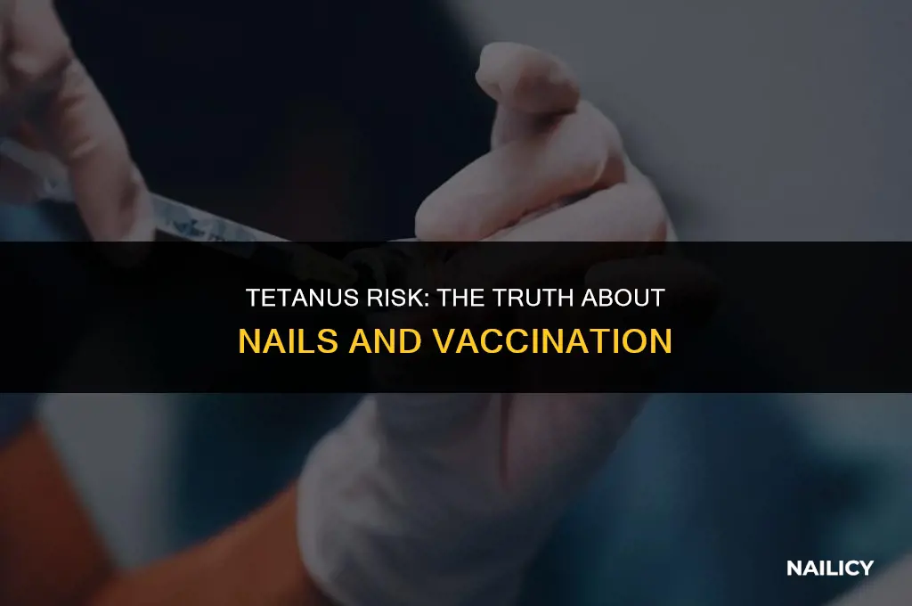 how likely is it to get tetanus from a nail