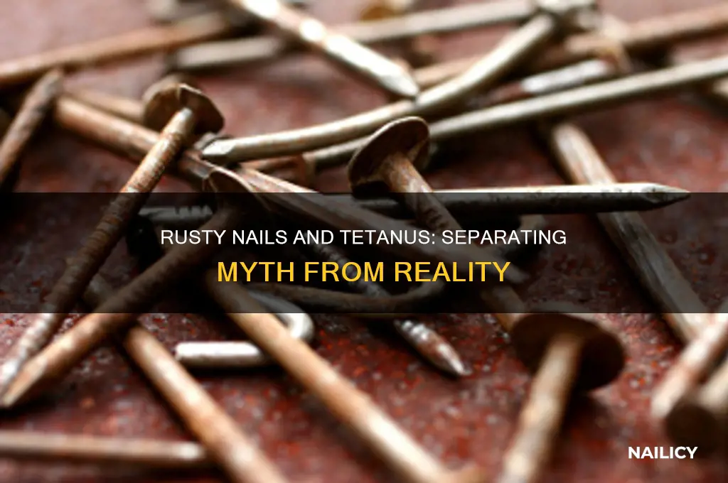 how likely is tetanus from a rusty nail