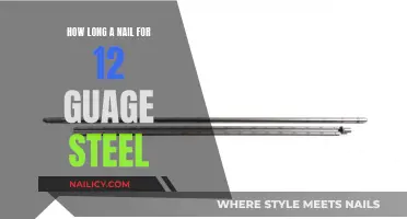 Selecting the Right Nails for 12-Gauge Steel