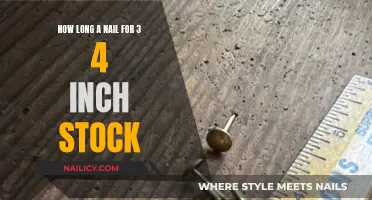 Selecting the Right Nail Length for 3/4-Inch Stock