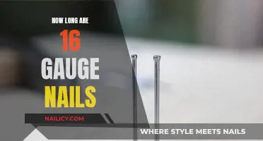 Standard Nail Lengths: Understanding 16-Gauge Nail Sizes