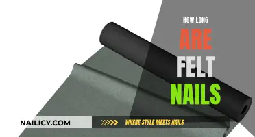 Felt Nails: Standard Lengths and Uses