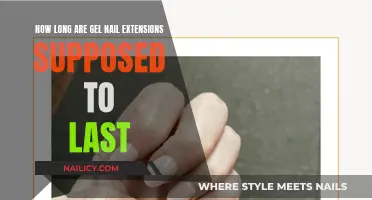 Gel Nail Extensions: How Long Should They Last?