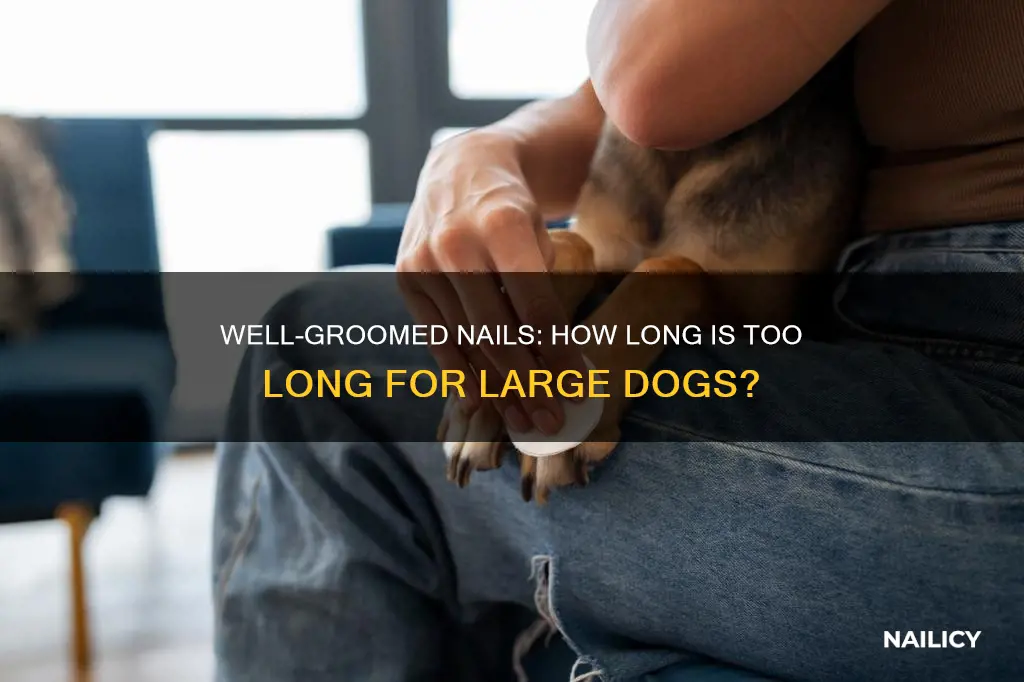 how long are large dog nails supposed to look