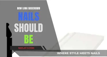 Baseboard Nails: What Length is Best?