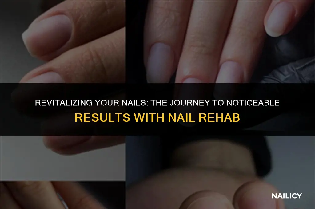 how long before i notice a difference using nail rehab