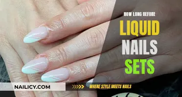 Liquid Nails: Setting and Drying Time Explained