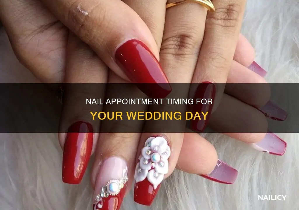 how long before wedding to schedule nails