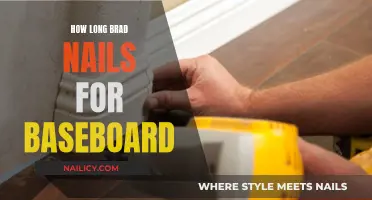 Choosing the Right Brad Nails for Baseboards