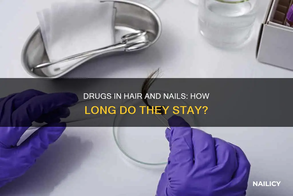 how long d9 drugs stay in hair and nails