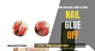 Soaking Off Nail Glue: How Long Does It Take?