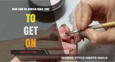 Effortless Elegance: The Timeframe for Acrylic Nail Application