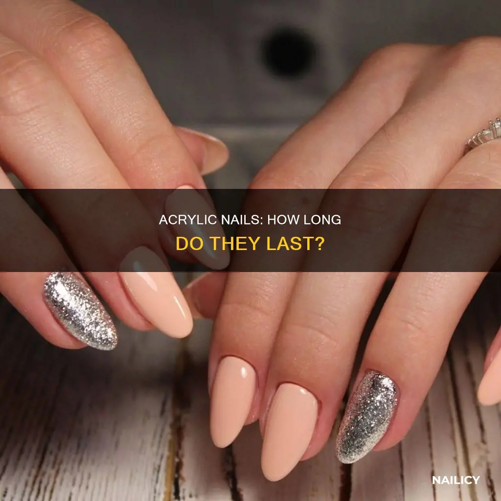 how long do acyric nails last