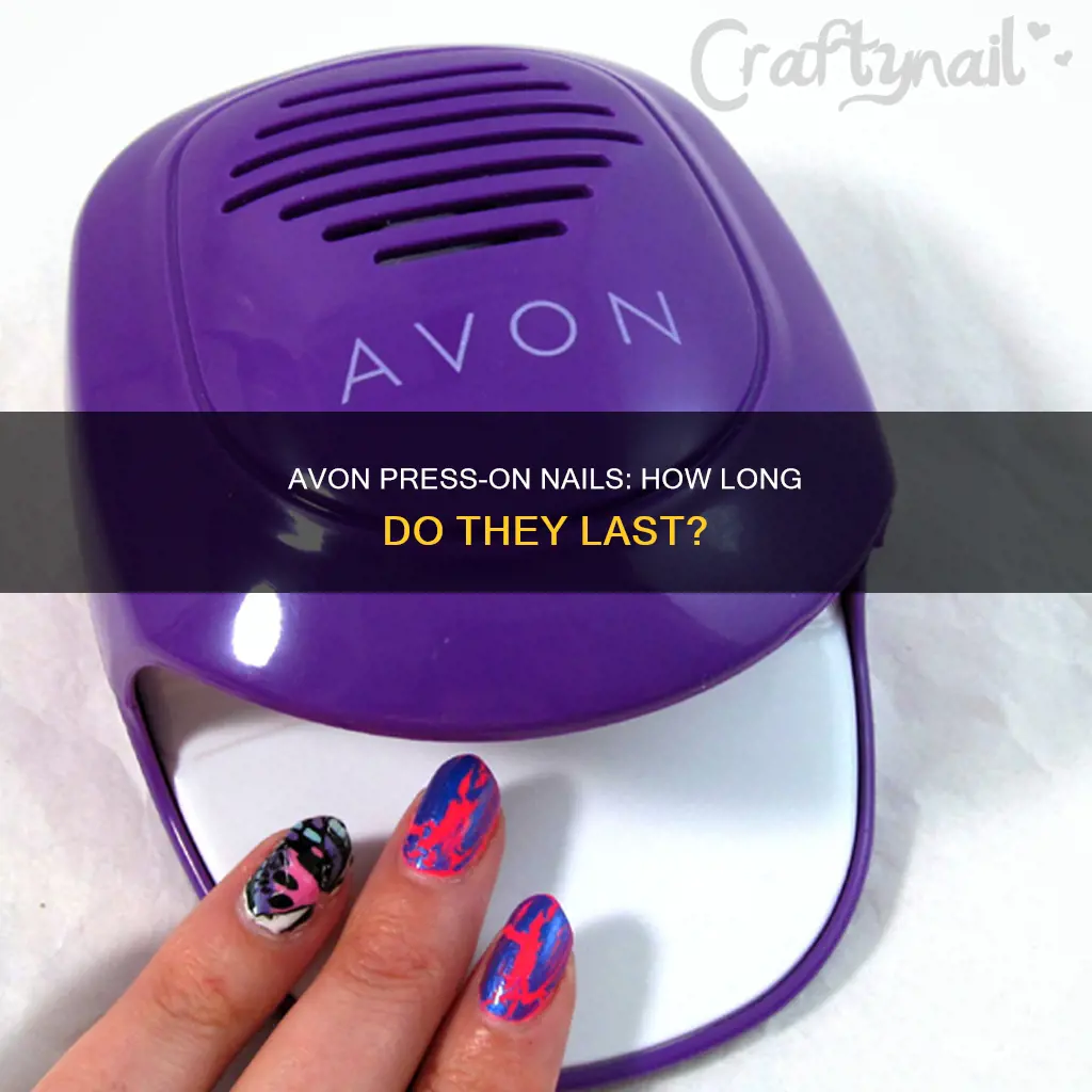 how long do avon press on nails last
