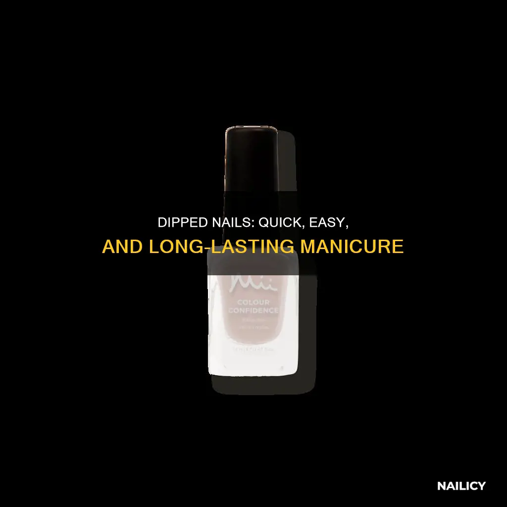 how long do dipped nails take