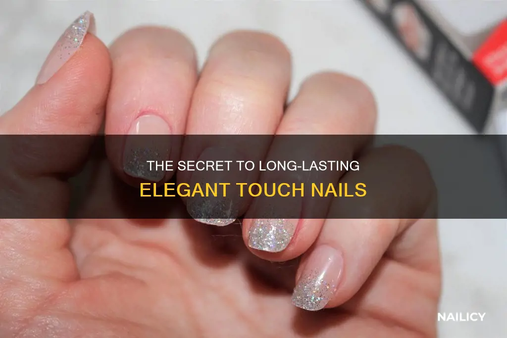 how long do elegant touch nails stay on for