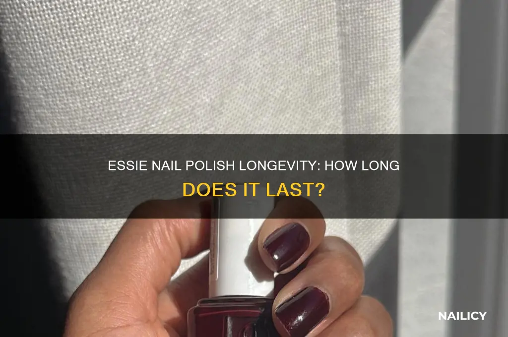 how long do essie nail polish last