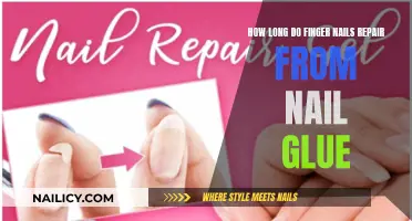 Repairing Finger Nails from Glue: Time and Tips