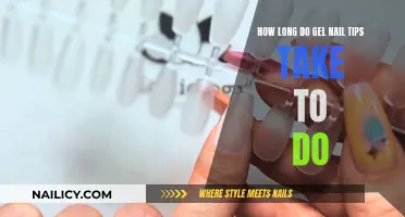 Gel Nail Tips: Application Time and Process Explained