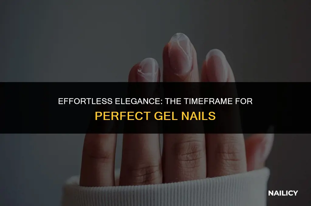 how long do gel nails take to get done