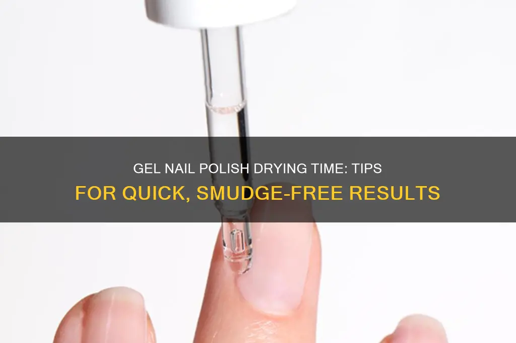 how long do gellen nail polish need to dry