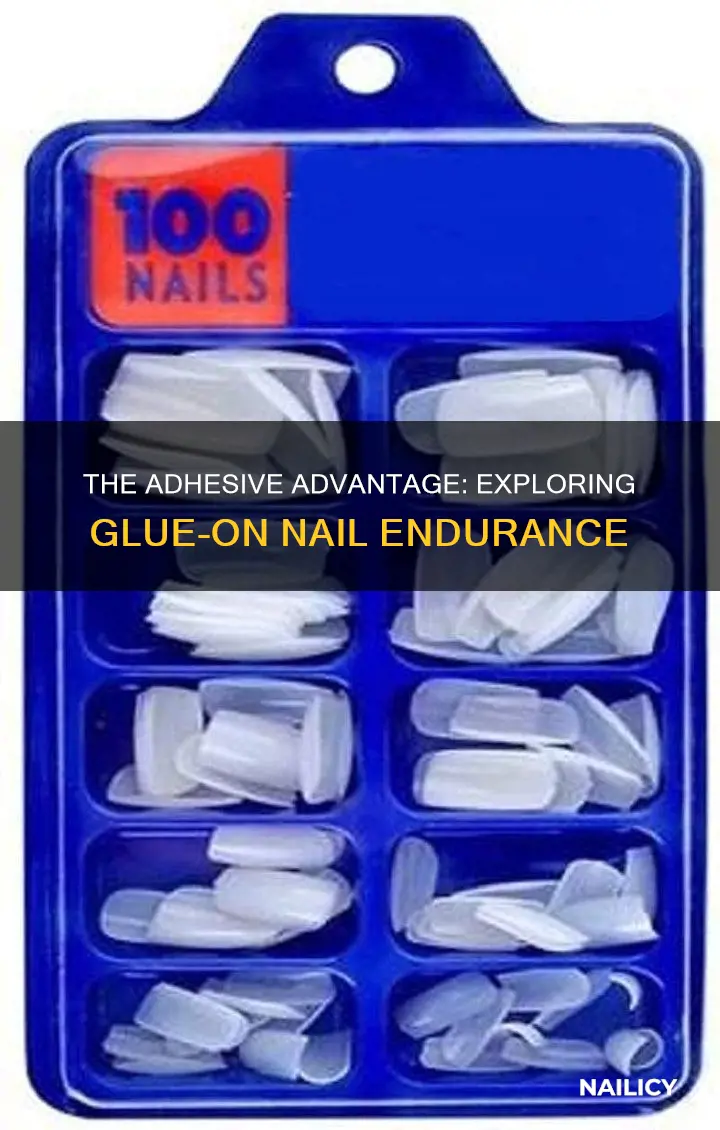 how long do glue on fake nails last