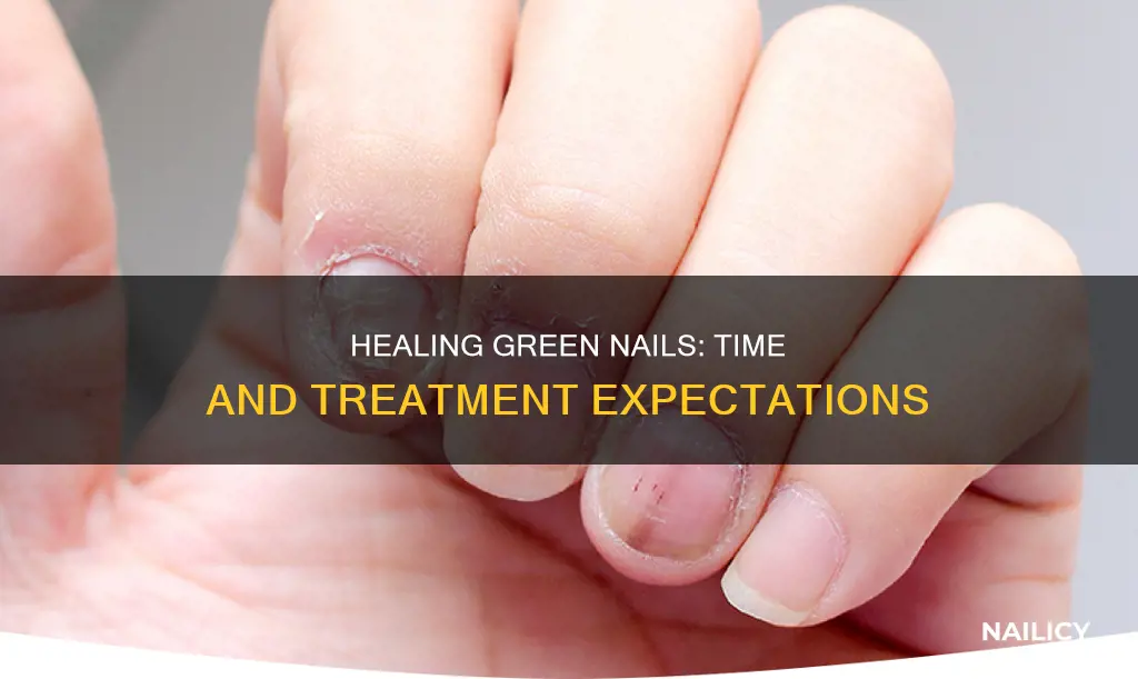 how long do green nails take to heal