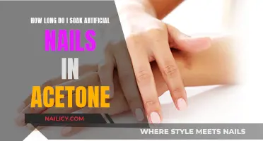 Soaking Artificial Nails: How Long in Acetone?