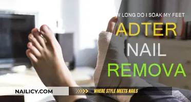 Foot Soaking Post-Nail-Removal: How Long is Too Long?