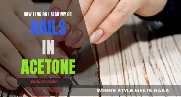 Gel Nails: Soaking in Acetone, How Long is Enough?
