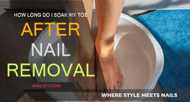 Toe Soaking: Post-Nail Removal Care and Timing