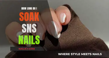 Soaking SNS Nails: How Long is Too Long?