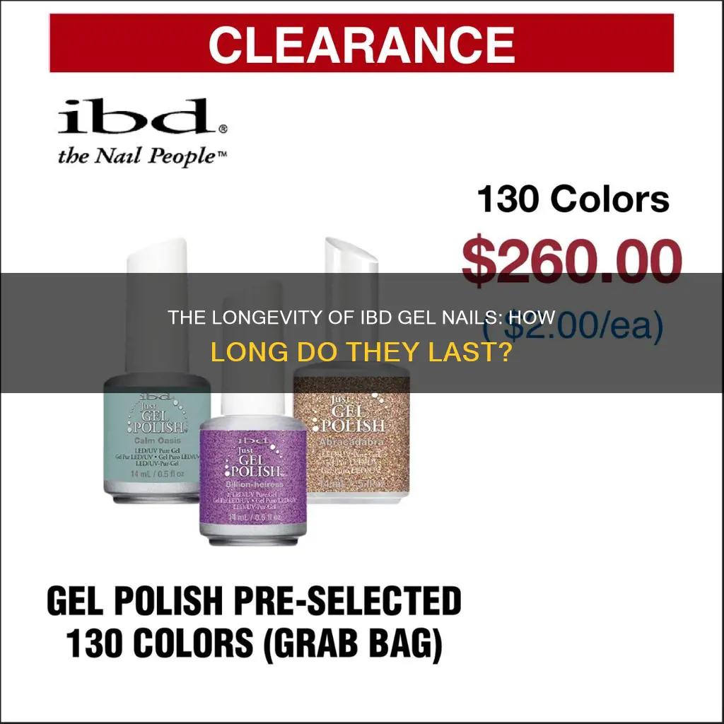 how long do ibd gel nails last