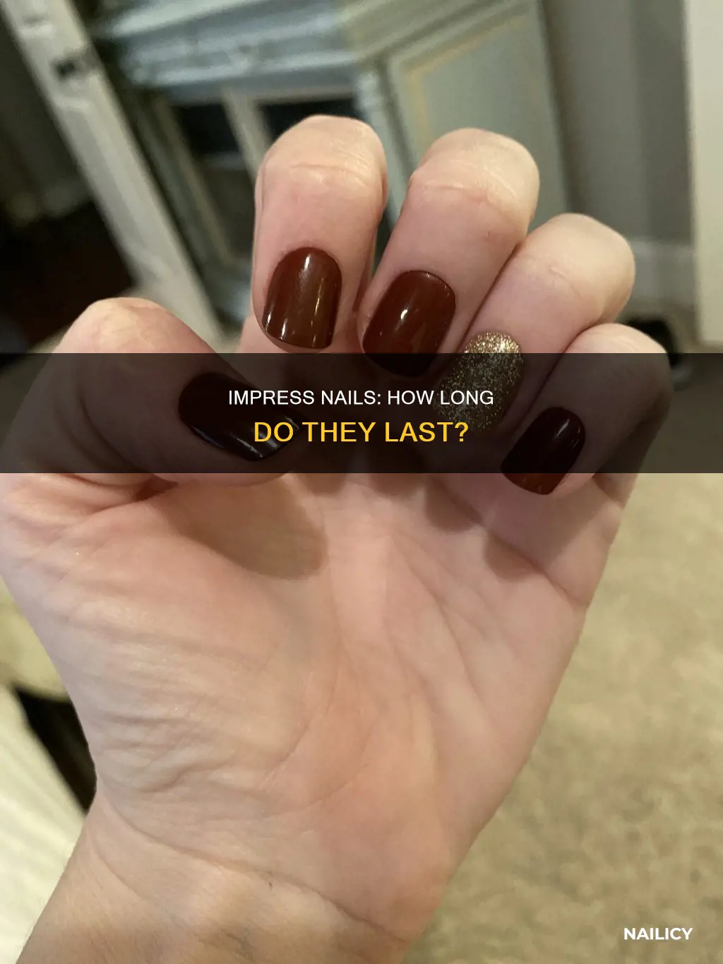 how long do impress nails stay on