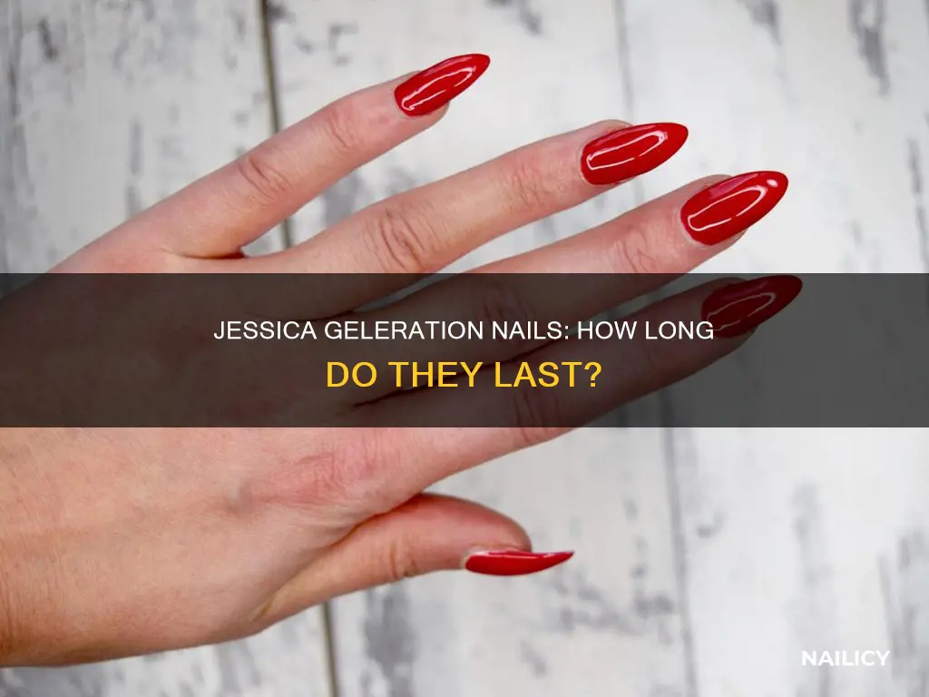 how long do jessica geleration nails last