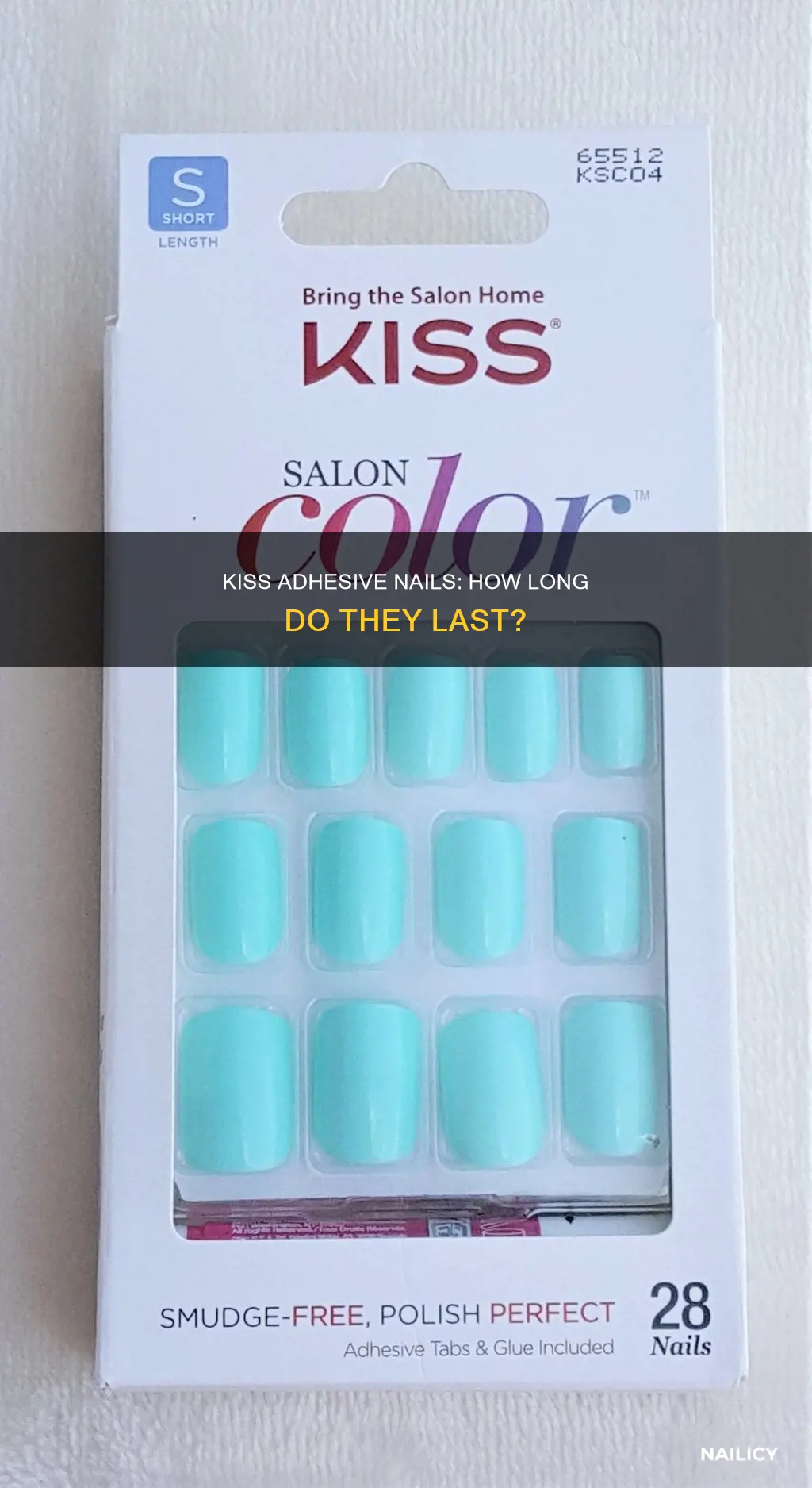 how long do kiss adhesive nails last