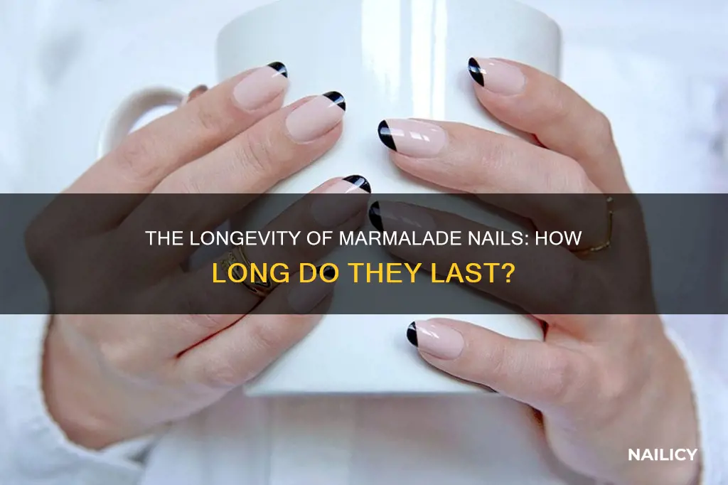 how long do marmalade nails last