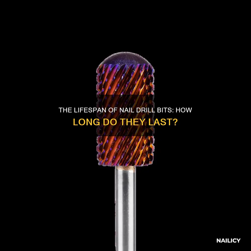 how long do nail drill bits last
