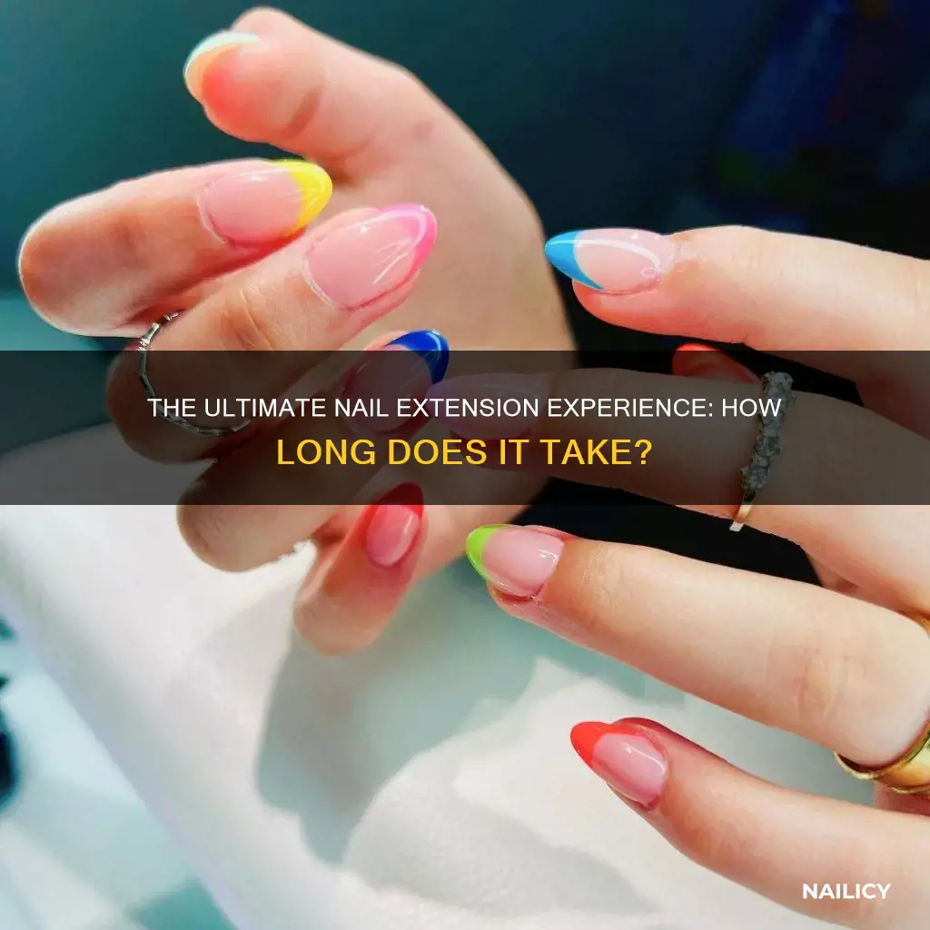 how long do nail extensions take
