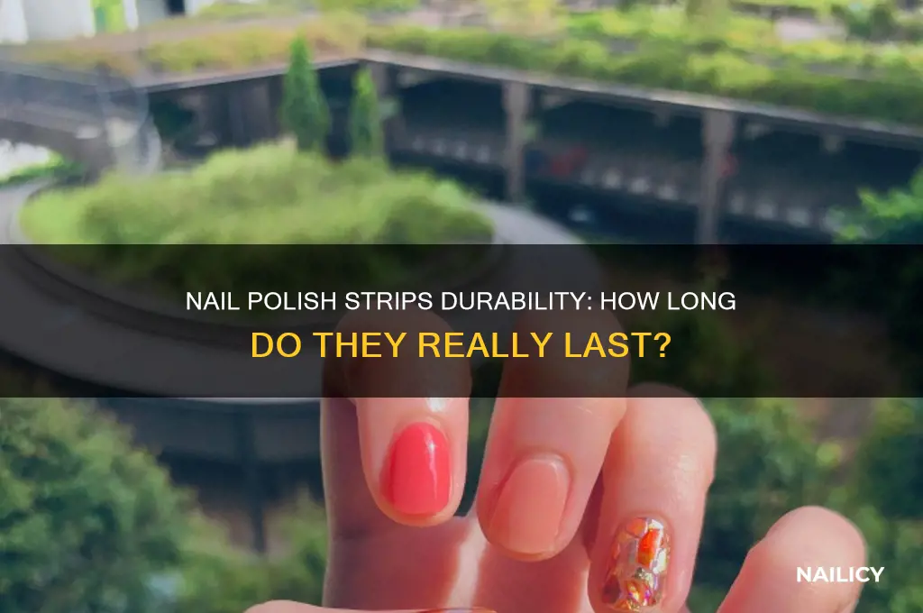 how long do nail polish strips last