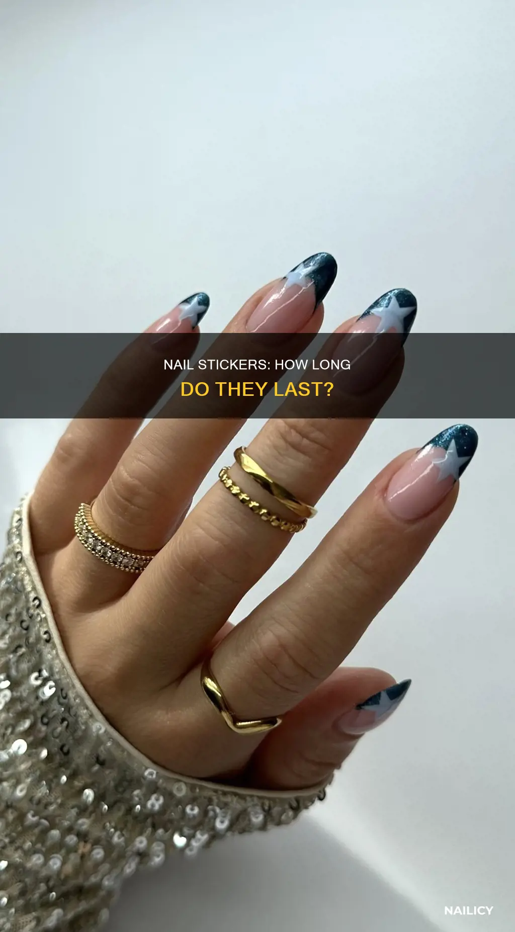 how long do nail stickers stay on