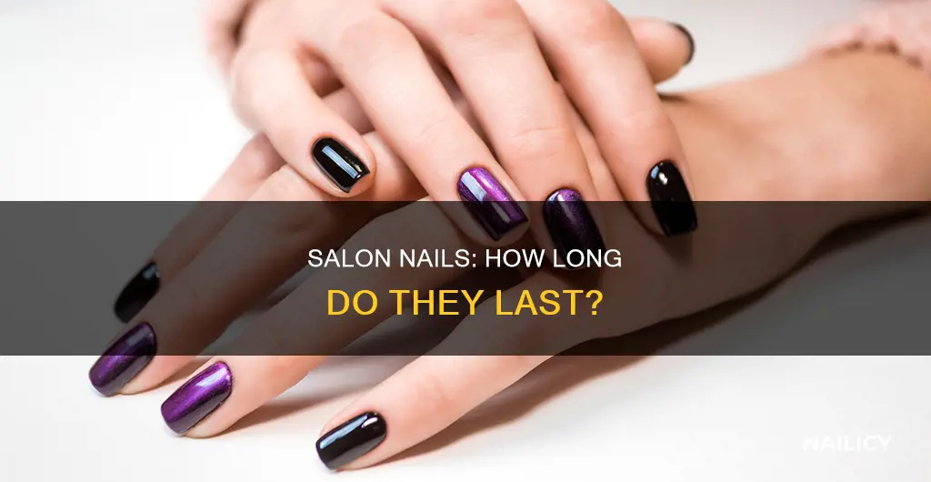 how long do nails from the salon last
