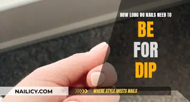The Perfect Nail Length for Dipping Powder Application