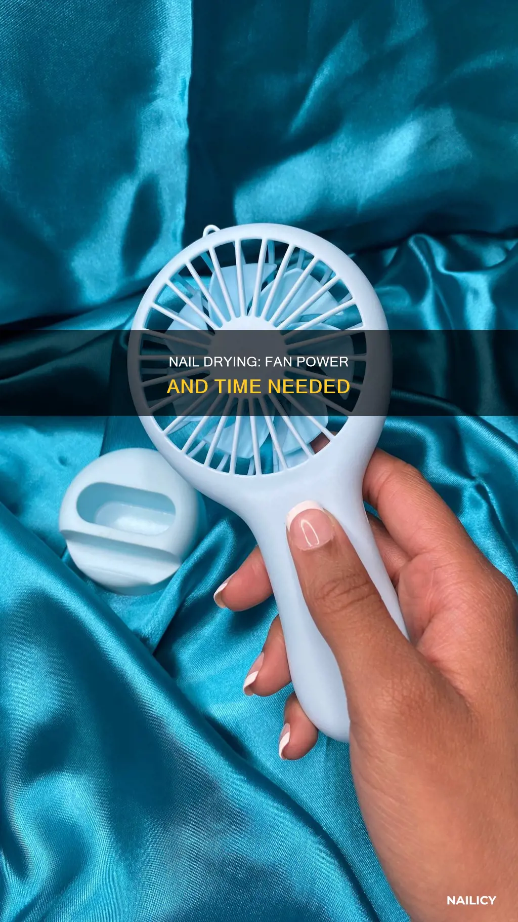 how long do nails take to dry under a fan