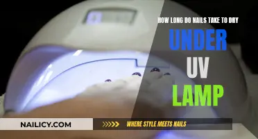 UV Lamp Nail Drying: How Long Does It Take?
